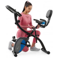 Велотренажер Hop-Sport HS-3010X Grix X-Bike чорно-синій