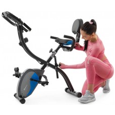 Велотренажер Hop-Sport HS-3010X Grix X-Bike чорно-синій