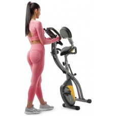 Велотренажер Hop-Sport HS-3010X Grix X-Bike сіро-жовтий