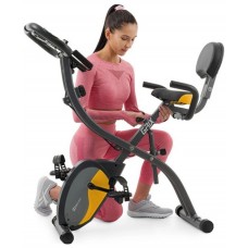 Велотренажер Hop-Sport HS-3010X Grix X-Bike сіро-жовтий