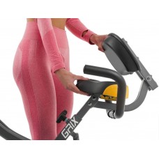 Велотренажер Hop-Sport HS-3010X Grix X-Bike сіро-жовтий