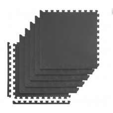 Мат-пазл Gymtek EVA 118х176,5х1см 6 частей черный