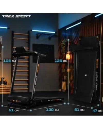 Бігова доріжка домашня Trex Sport TX-500TM PULSO