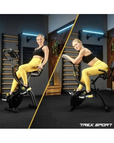 Велотренажер складаний Trex Sport TX-360XB PYRO магнітний чорний