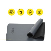 Килимок спортивний Cornix PU 183 x 68 x 0.4 см XR-0320 Grey