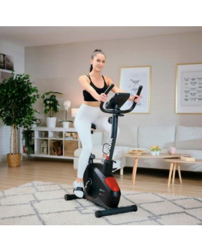 Велотренажер Hop-Sport HS-2080 Spark чорно-червоний