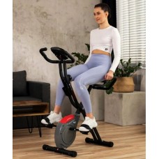 Велотренажер Hop-Sport HS-3030X Apeks X-Bike серый