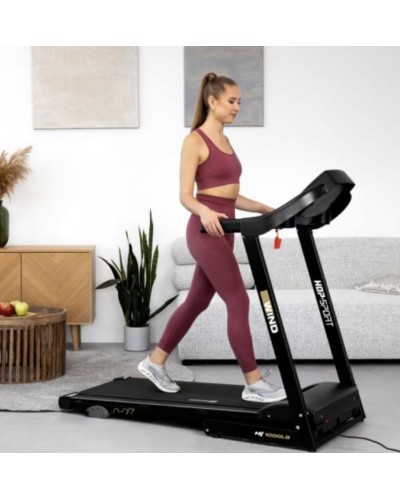 Беговая дорожка для дома Hop-Sport HS-1000LB Wind Серый, Черный