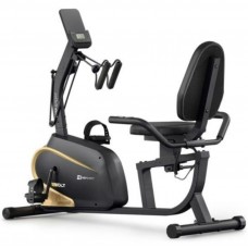 Горизонтальний велотренажер Hop-Sport HS-045L Volt золотистий
