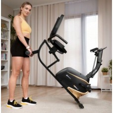 Горизонтальный велотренажер Hop-Sport HS-045L Volt золотистый