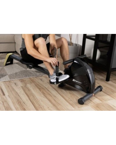 Гребний тренажер для дому Hop-Sport HS-030R Boost чорно-золотий