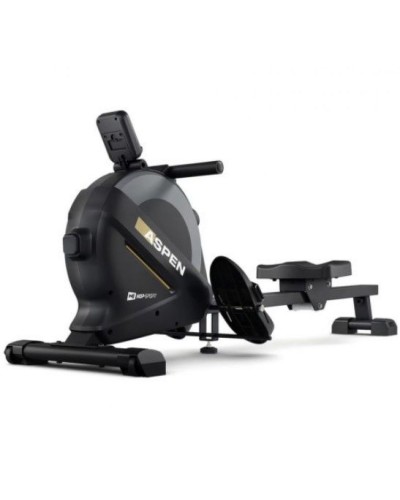Гребний тренажер Hop-Sport HS-080R Aspen магнітний чорний із золотистим