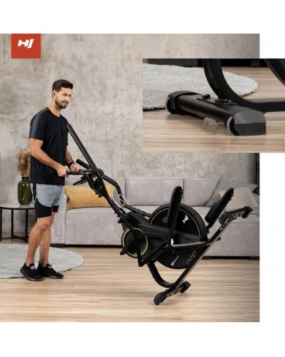 Орбітрек магнітний Hop-Sport HS-450B Dynamic чорно-золотистий