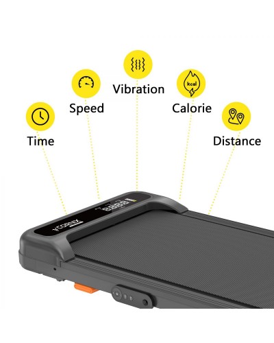 Беговая дорожка для ходьбы Cornix Lexi Walking Pad с функцией вибрации Black