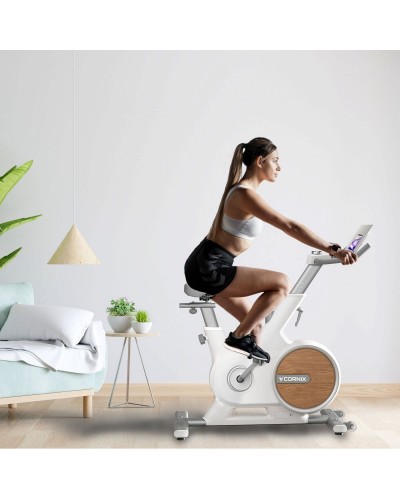 Спінбайк Cornix Eliza White/Grey