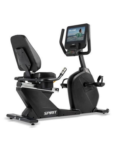 Велотренажер горизонтальный Spirit CR800ENT+ мультимедийная 15,6 консоль