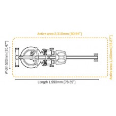 Гребний тренажер Fluid Pacific