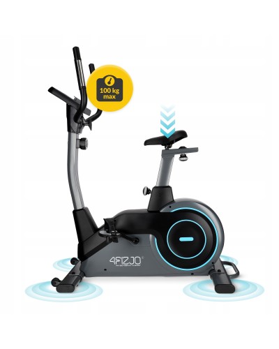 Велотренажер для дома 4FIZJO Pro+ Black/Blue (P-5905973401630)