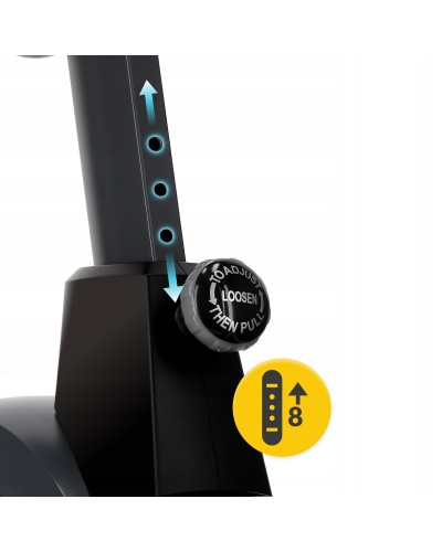 Велотренажер для дома 4FIZJO Pro+ Black/Blue (P-5905973401630)