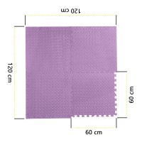 Мат-пазл (ластівчин хвіст) Cornix Mat Puzzle EVA 120 x 120 x 1 cм XR-0232 Purple