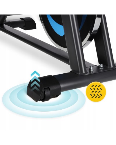 Спинбайк для дома 4FIZJO Ultra Black/Blue (P-5905973401647)