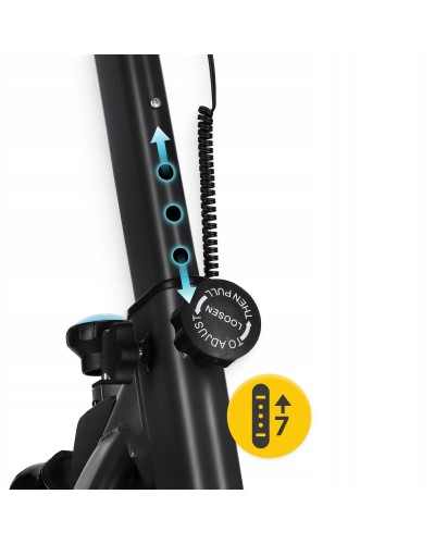 Спинбайк для дома 4FIZJO Ultra Black/Blue (P-5905973401647)