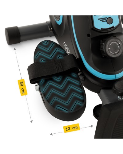 Гребной тренажер магнитный 4FIZJO Evo+ Black/Blue (P-5905973401715)