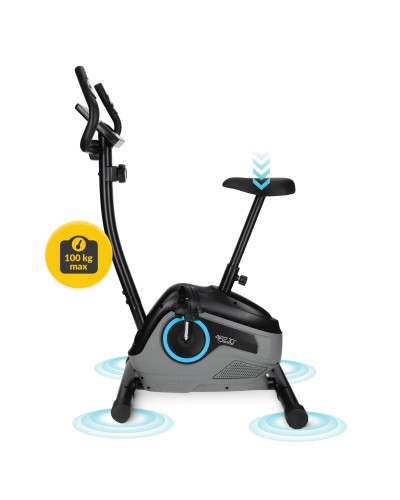 Велотренажер магнитный 4FIZJO Active+ Black/Blue (P-5905973401609)