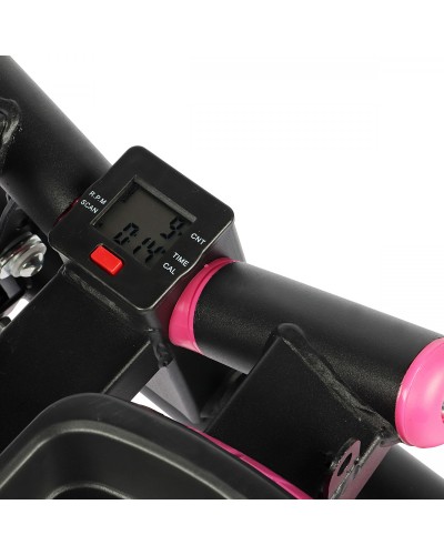 Степпер поворотный (мини-степпер) SportVida SV-HK0358 Black/Pink
