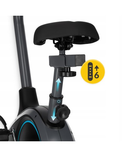Велотренажер магнитный 4FIZJO Evo+ Black/Blue (P-5905973401623)