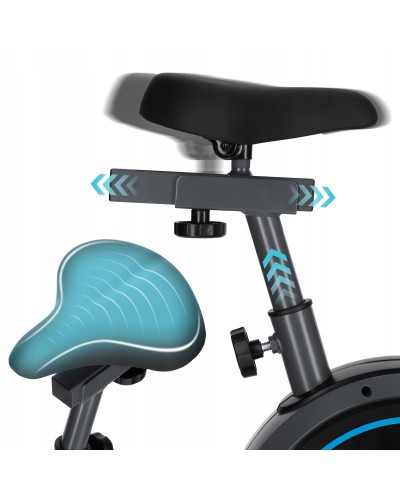Велотренажер магнитный 4FIZJO Evo+ Black/Blue (P-5905973401623)