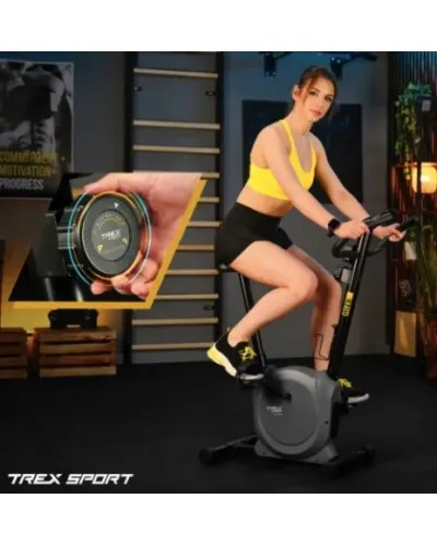 Велотренажер для дому Trex Sport TX-350MB RIZE магнітний сірий